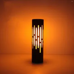 Lâmpadas de mesa Lâmpada de mesa de mesa LED Nightclub KTV Night Dining Light Rechargable Dimmable Restaurant Metal Ambient decoração