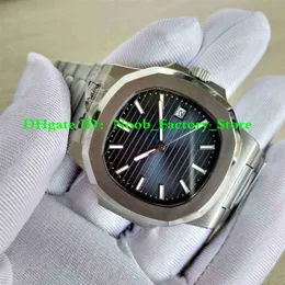 Nowa fabryka S NOWY MENS AUTOMATYCZNY 40 mm zegarek sport nurka pełna stalowa klasyczna 5711 1A zegarki przezroczyste tylne na rękę