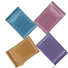 Borsa della spesa Borsa richiudibile in Mylar con zip multicolore Conservazione degli alimenti Sacchetti di alluminio Sacchetti di imballaggio in plastica Sacchetti a prova di odore