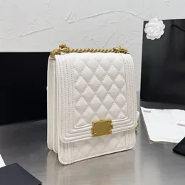 CC Bag Сумки на плечо Вертикальные классические сумки с клапаном Женская сумка через плечо с ромбовидной решеткой Кожаная стеганая роскошная сумка через плечо Ретро Дизайнерский кошелек Card Ho