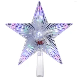 Christmas Decorations 1pc Xmas Tree Light Star-shaped Simple Acrylic Decor Stylish Party Layout Prop