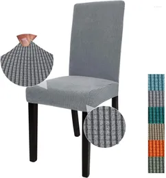 Stołowe pokrowce na solidne krzesło rozciąganie do jadalni biuro ślubne Bankiet kuchnia