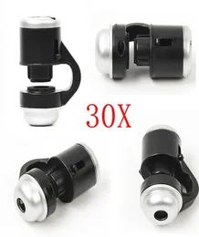 Universal 30x Optical Zoom Mobile Phone Microscope Clip Micro Lens Telecope Camera Lens для iPhone Android Smart Phone1156982