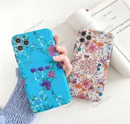 Fashion Designer Creative Flower Sea Letter Printted Phone Cases for Iphone 12 11pro 11promax Xs Xsmax Xr 7 8 PLUS 12PRO MAX shell6037861