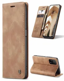 Caseme Lüks Stand Flip Cüzdan Telefon Kılıfları Xiaomi Mi 11 9 9t Redmi K20 K20 K20 PRO NOT 8 9S 10 GERİ KAPAK28615654447