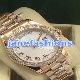 Modna luksusowa marka męska zegarki ze zegarem stali nierdzewnej Rose Gold zegarek ze stali nierdzewnej -Selling Global Automatic Mechanical Sport256W