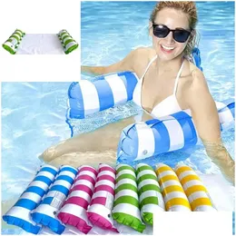 Finger Toys Kids Outdoor Sand Water Play Equipment Fun Floating Row Swimming Practice Summer Gonfiabile Pieghevole Divertimento Reclinabile Dhvpi