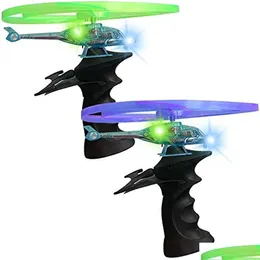 Led Uçan Oyuncaklar Aydınlatma Ripcord pl hattı helikopterleri Yanıp sönen LED'leri olan çocuklar için serin ve açık oyuncak kızlar erkekler parti dr dh2px