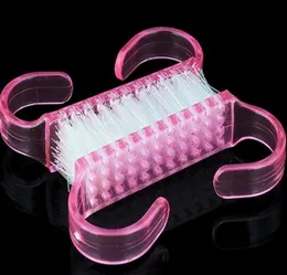 Качественный розовый арт для ногтей пыли щетки для пыли чистый маникюр педикюр инструмент для ногтей аксессуары 6,5x3,5 см.