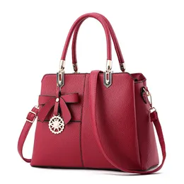 HBP Totes väskor handväska handväska kvinnor handväskor pu läder axelväska dam pursar vinner färg 1054