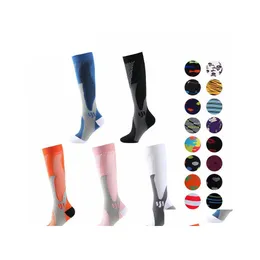 Men'S Socks Compression Nylon Medical Nursing Stockings Specializes Outdoor Cycling Fastdrying Breathable Adt Sports Drop Delivery A Dhdm0