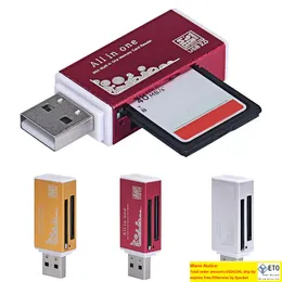 Akıllı Kart Okuyucu Memory Stick Pro Duo Micro SD TF MMC SDHC MS için Multi Bellek Kart Okuyucu