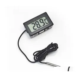 Instrumenty temperaturowe hurtowe mini cyfrowe lcd elektroniczny czujnik termometr TEMP TEMP TRUDY Precyzyjny miernik WDH1235 T03 DROP DHCYI