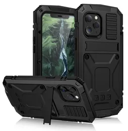 iPhone 12のヘビーデューティ保護電話ケースマックス11 XS耐衝撃性防水ダスプルーフフルカバースタンド2747350