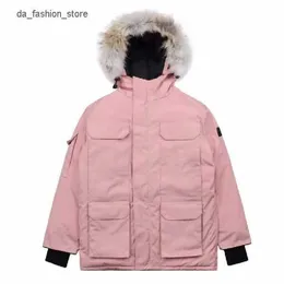 Canada Winter Down Coat Mens Fashion Parka Windproofper Advanced Fabric Doudoune with Wolf Fur Keep Warm Jacket Coats Factory Puffer 57