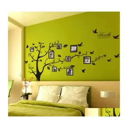 Other Home Decor Family P O Frames Tree Wall Stickers Decoration Decals Modern Art Murals For Living Room Frame Memory Drop Delivery Dhvh0