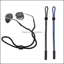 Glasögon tillbehör elastiska sladd justerbara glasögon lanyards hals sträng hållare rem huvudband rep solglasögon släpp leverans h dhmwx