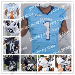 American College Football Wear American College Football Wear Custom College OLD DOMINION ODU Football Jersey Hayden Wolff D.J. Mack Jr. Blake Watson Elijah Davis J