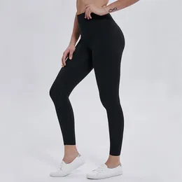 Euka cor sólida feminino de ioga calças de cintura alta ginástica desgaste de leggings elástica fitness lady geral tight swlets size xs-xl324i