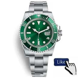 2020 Nowy moda blokada śladu Pasek Męski Nowy automatyczny zegarek Zielone zegarki 116610LV Orologio Automatico WristWatch269U