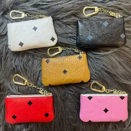 Titulares de cartão Moda Coin Bolsas Luxurys Designers França Estilo Moedas Bolsa Carteira Homens Mulheres Senhora Couro Zip Bolsa Chave Carteiras Mini Cartão de Crédito