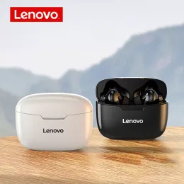 Lenovo XT90 Fones de ouvido sem fio TWS Earbuds Bluetooth 5.0 Fones de ouvido esportivos Botão de toque IPX5 Tampões de ouvido à prova d'água com caixa de carregamento de 300 mAh Recursos Com microfone