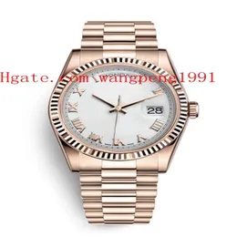 15 colour Original Box watch 36mm 118235 118238 18K gold Sapphire glass Automatic Movement Unisex watch Wristwatches277d