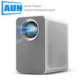 AUN ET50S MINI Projector Android Full HD 1080P Home Theater Cinema Projectors LED portable 4K Video Beamer WIFI Mobile Phone T221217