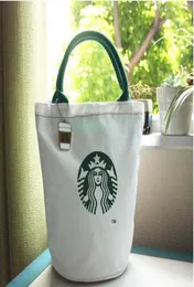 Stor Starbucks Canvas Tote Bag Handv￤ska Fat Form axel Eco 11 Styles Shopping Bag Lunch Bag3191784