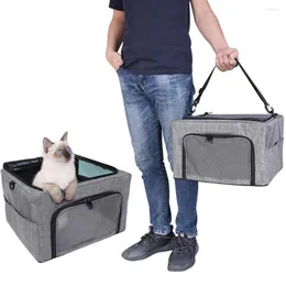 Dog Apparel Breathable Waterproof Travel Portable Foldable Carrier Bag Folding Mesh Room