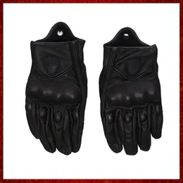 ST700 Retro Real Leather Motorcycle Gloves Moto водонепроницаемые перчатки Motocross Gloves M-XL