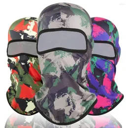 Cappelli per biciclette motociclette balaclava per maschera da sci cappa camuffato traspirante sciarpa per escursionistica per casco cover a faccia