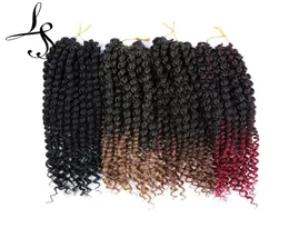 LANS de 14 polegadas de croch￪ de croch￪ de 14 polegadas 75 GPCs Braiding Hair Passion Spring S Endsed Curly Ends 18 Strandspack LS26Q4932171