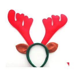 Christmas Decorations Ears Antlers Nonwoven Headband Birthday Partys Holiday Party Props Supplies Wh0010 Drop Delivery Home Garden Fe Dhmcc