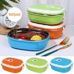 Dinnerware Sets Leakproof School Kids Adult Insulated Lunch Box Package Kitchen Storage Warmer Container