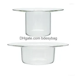 Miski deser szklana sałatka kreatywna St Hat kształt lodów klasa przechowywania kontener dekoracja stołowa kropla dostawa domowy zestaw ogrodowy dhfsy