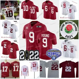 2022 Playoff Alabama Crimson Tide Jersey Bryce Genç Futbol Forması 2 Patrick Surtain II Najee Harris Jaylen