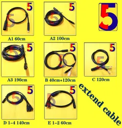 Ebike Motor Extend Cable Julei 1T4 1T2 4 in 114 12 Wire for KT Controller Bafang AKM Motor DC Bires 190cm120cm100cm60cm1085565