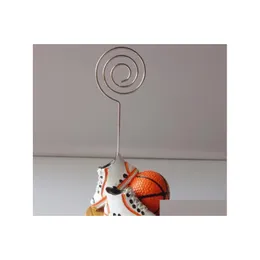 Other Event Party Supplies 100Pcs Fashionable Design Resin Basketball Place Card Holder Sports Themed Wedding Favors Anniversary T Dhdsg