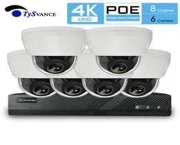8MP 4K Ultra HD 4x optische Zoom Beveiliging Dome Camerasysteem 8ch Poe NVR 6 Poe IP -camera's Surveillance 6ch NVR Kit TSNVP8HBB59A6767678
