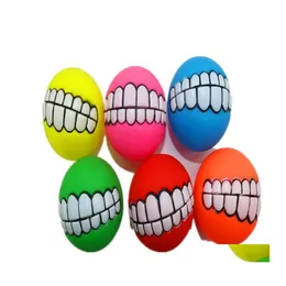 Dog Toys Chews 6 видов питомец разных цветов 7,5 см эмалевые вокальные зубы тренировочные зубы шариковые поставки для доставки дома Dh7sw Dh7sw