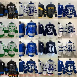 Movie College Ice Hockey Wears Jerseys Stitched 34AustonMatthews 44MorganRielly Reverse Retro Men Blank Jersey
