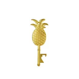 ￖppnare 100st Creative Gold Pineapple Bottle Opener f￶r Hawaii Party Decoration Birthday Wedding Favor and Gift SN2797 Drop Deliver DHOPF