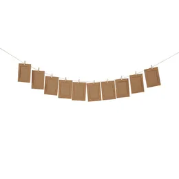 Çerçeveler ve Kalıplar 4 inç Diy Kraft Paper Resim Çerçeve Asma Duvar Pos Albüm Ev Dekorasyon El Sanatları 10 PCS KOMBİNE KAĞITLAR