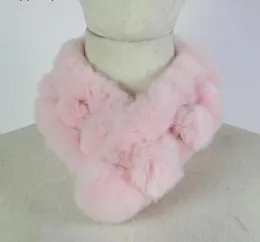 Lenços Harppihop Winter Ladies Real Fur Scarf Fashion tem uma variedade