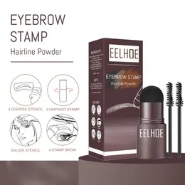 Ögonbrynsförstärkare Makeup 2023 One Step Eyebrow Stamp Shaping Kit Brow Set Pen Women Waterproof Contour Stencil Tint Natural Stick Hairline Enhance