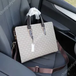 Herrportfölj Designerportföljer Crossbody Postman väskor Lyx 2022 Herr laptopväska Klassisk dubbelbokstavstryck Top Hardware Modeväska32