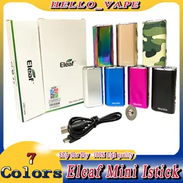 Eleaf Mini iStick 10W Kit de batería Mod. de caja de voltaje variable incorporado de 1050 mAh con cable USB Conector eGo incluido