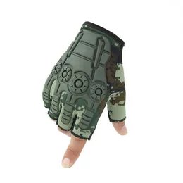 Outdoor Combat Halfing Finger Rękawiczki bez palców na motocykl wojskowe taktyczne polowanie na rowerze męskie