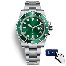 2020 New fashion Glide Lock Clasp Strap Mens New Automatic Watch Green Watches 116610LV Orologio Automatico Wristwatch251W